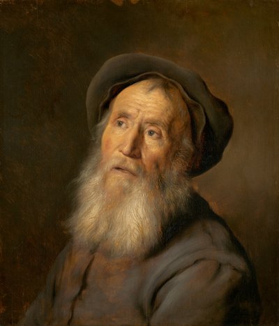 Bearded Man with a Beret by Jan Lievens